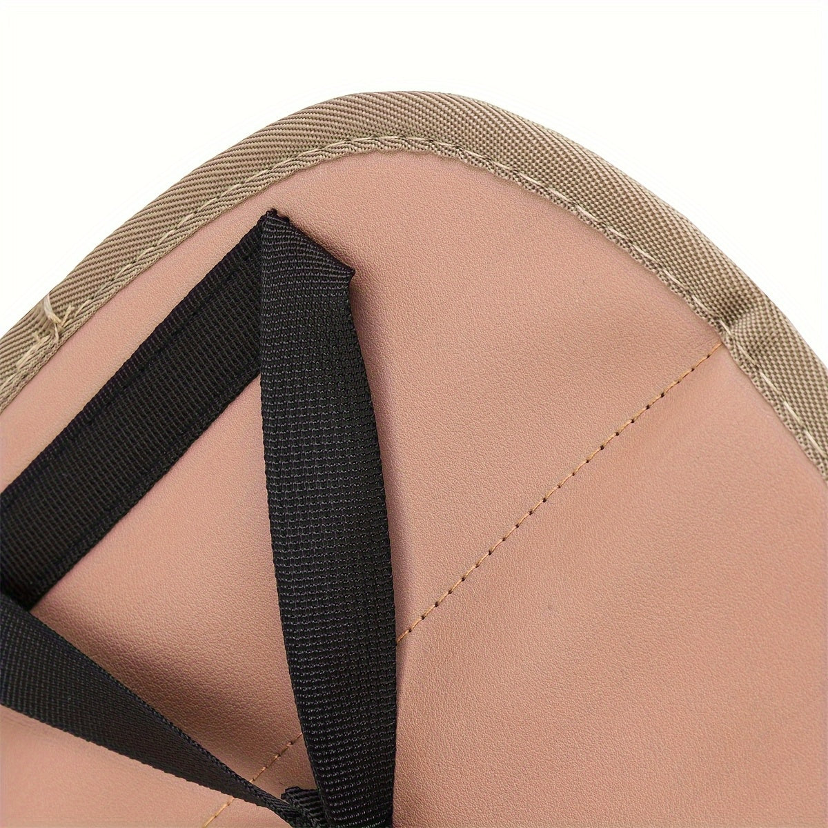 Cute Bear Car Seat Footrest, Adjustable Strap, Seat Cover Accessory - Brown Portable Footstool, for Travel And Office Comfort, Cartoon Style with Support, Suitable for All Cars, Ideal Holiday Gift