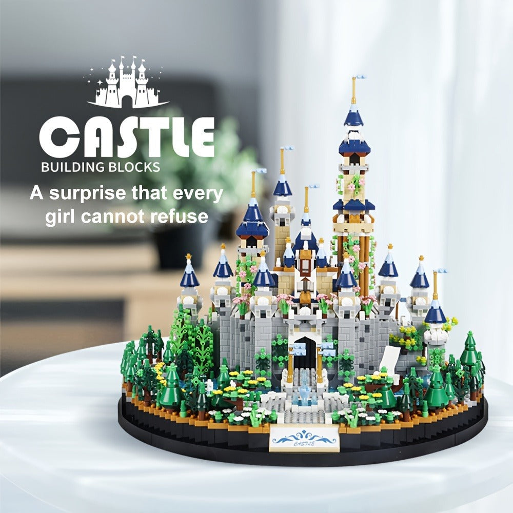 3600PCS Princess Castle Building Blocks Fairytale Palace STEM Micro Brick Architecture Kit for Girls Ages 8+ – Creative Birthday Christmas Valentine's Day Gift, Home Room Decor Display Piece