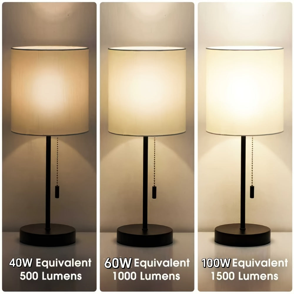 3-Way LED Light Bulb A19 40 60 100W Equivalent 1500 Lumens E26 Base – Soft White 2700K & Daylight 5000K Three-Way Bulb for Bedroom Living Room Study Room Table Lamp, 2 & 4 Pack