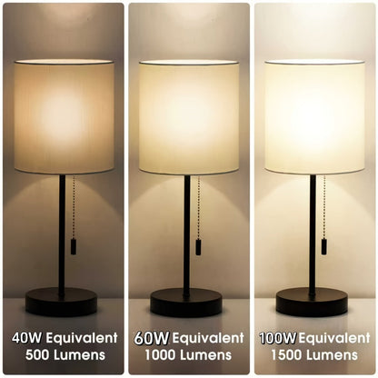 3-Way LED Light Bulb A19 40 60 100W Equivalent 1500 Lumens E26 Base – Soft White 2700K & Daylight 5000K Three-Way Bulb for Bedroom Living Room Study Room Table Lamp, 2 & 4 Pack