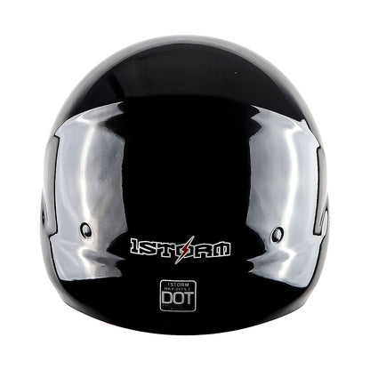 Convertible Motorcycle Helmet Full Face & Open Face 2-in-1 – Detachable Visor, Face Mask & Smoked Shield, Aerodynamic Thermoplastic Shell, Classic Style, Adult S/M/L/XL