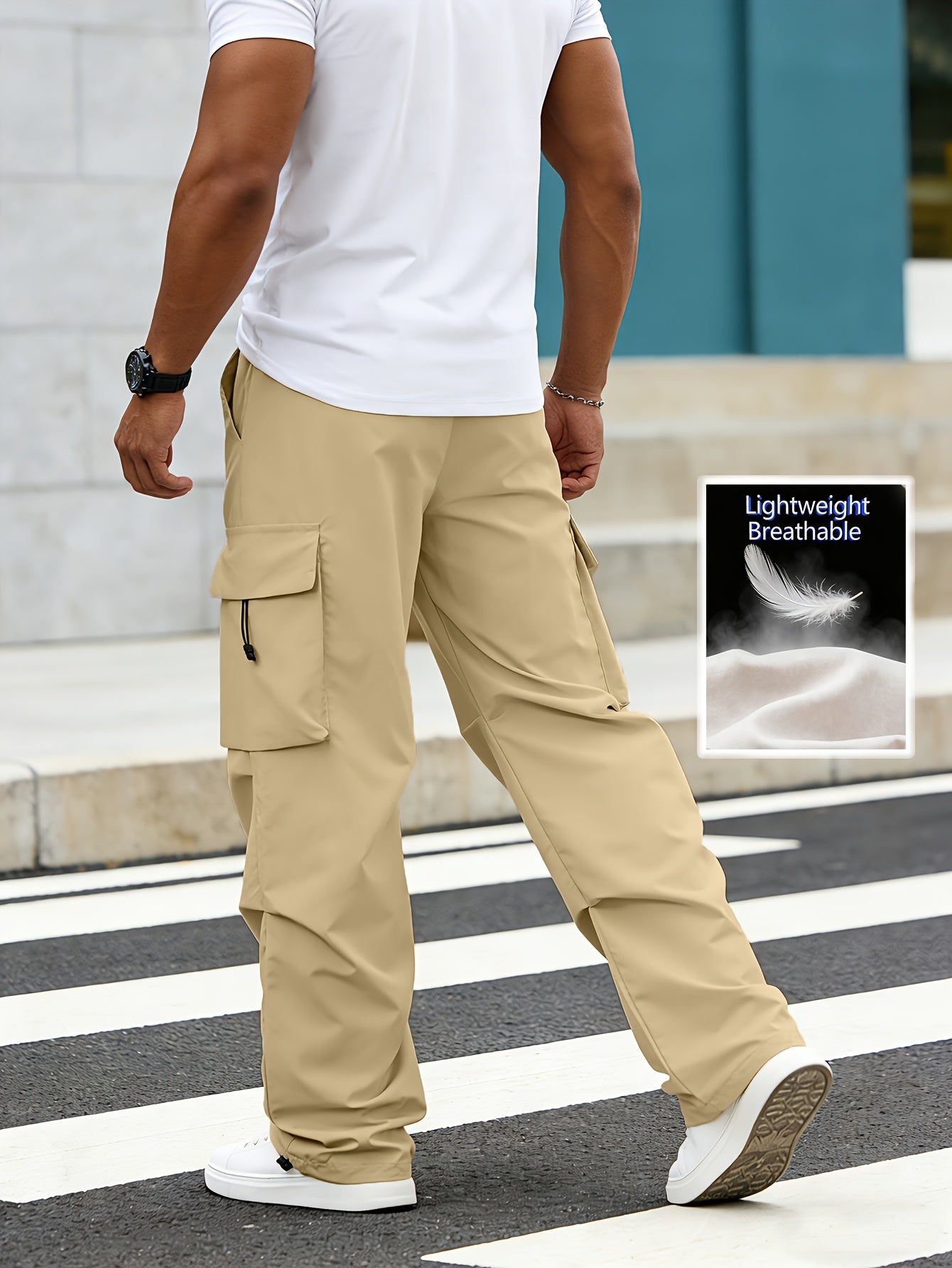 Men's Cargo Pants - Quick Dry With Pockets Travel Style 384741