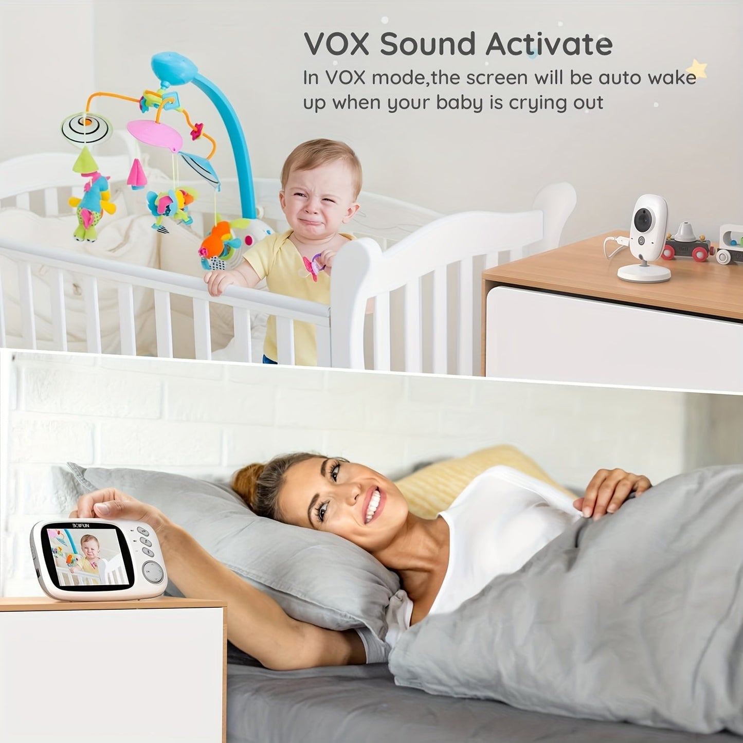 Baby Monitor - Video BOIFUN Smart Camera