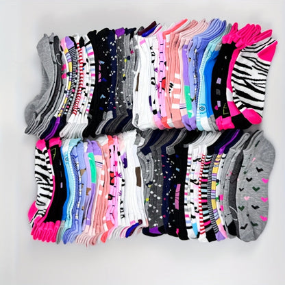 Women's Everyday Ankle Socks - 20-Pair Pack