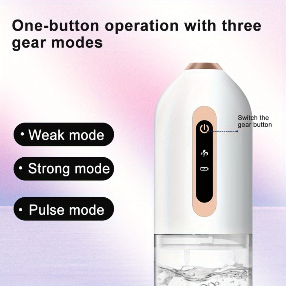 Electric Toothbrush Water Flosser Combo Set – 3 Modes USB Rechargeable Oral Care Kit with 4 Brush Heads & 4 Nozzles, 360° Rotating Flosser for Deep Clean & Gum Care