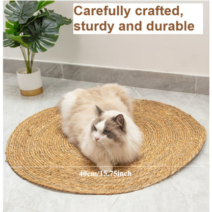 Sisal Sofa Protector Cat Scratch Mat – Universal Anti-Scratch Claw Cover for Cats & Dogs, Furniture Protector Pad for Sofa, Couch & Chair, 13.78" or 15.74" Square