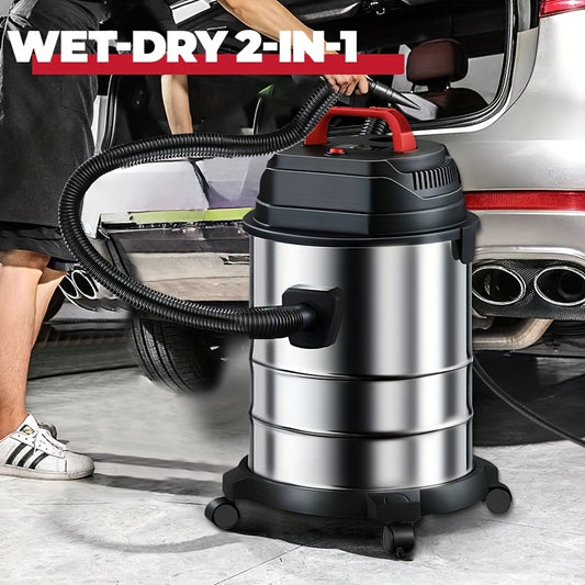 [Dry And Wet Vacuum] Multi Functional High-Power Vacuum Cleaner, Super Suction, Suitable For Cars And Homes, Large Cleaning Machines, Capable Of Absorbing Water, Bucket Type Dry And Wet Vacuum Cleaner, Dual-Use Dry And Wet, Efficient Filtration System, Du