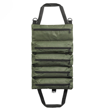 Collapsible Tool Bag Organizer for Hardware Storage | Foldable Tool Kit Bag for Carpentry Electricians Automotive Repairs Outdoor | Portable Buggy Bag Easy Transport