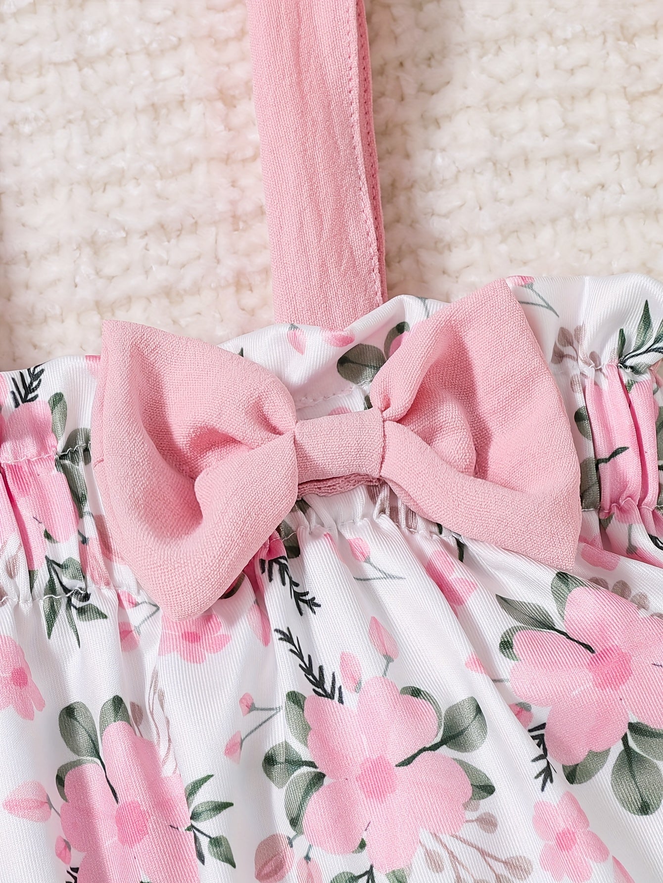 Baby Girl Floral Outfit Set - Spring