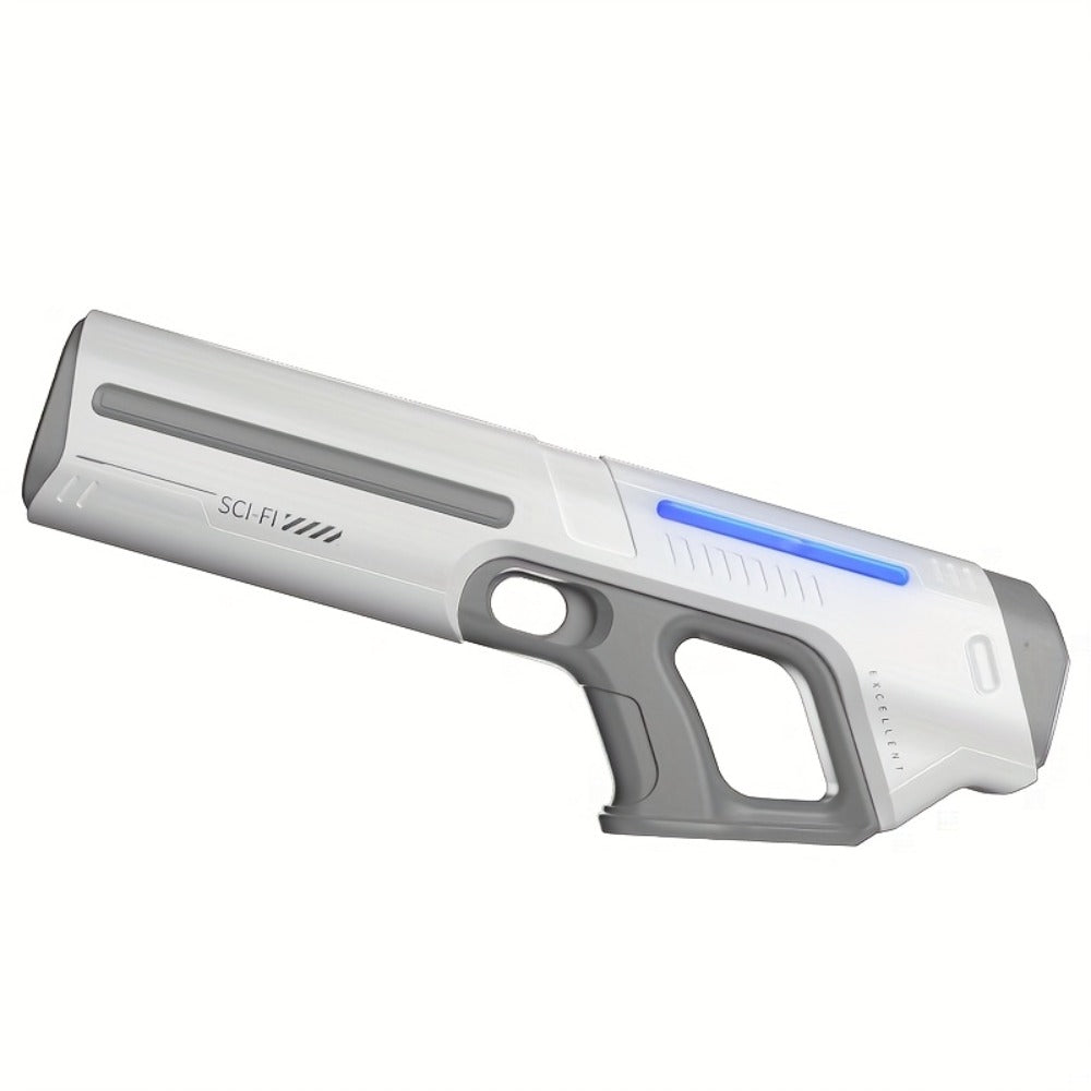 Electric Water Gun for Kids & Adults – LED Pulse Light Auto-Fill USB Rechargeable Squirt Blaster, 40ft Long Range Rapid-Fire, Pool Beach Backyard Summer Toy