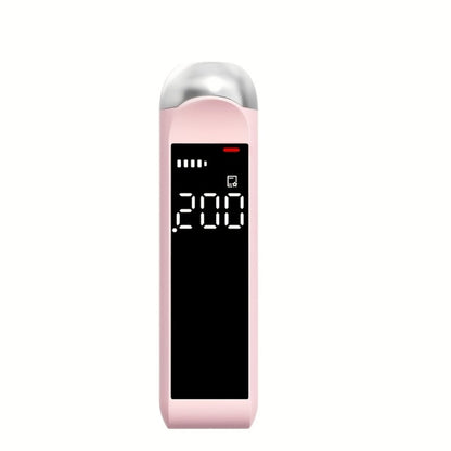 Rechargeable Breathalyzer Alcohol Tester – Professional Digital Breath Alcohol Detector, Portable Personal Breathalyzer with LCD Display, Available in Green, Black & Pink