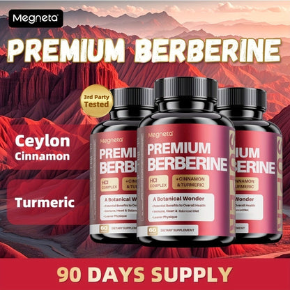 Thermogenic Fat Burner Capsules with Berberine, White Kidney Bean, Safflower Oil & Acetyl-L-Carnitine – Metabolism Boost, Gut Health & Weight Management Formula for Men & Women | 30-Day Supply | 1 or 2 Bottles