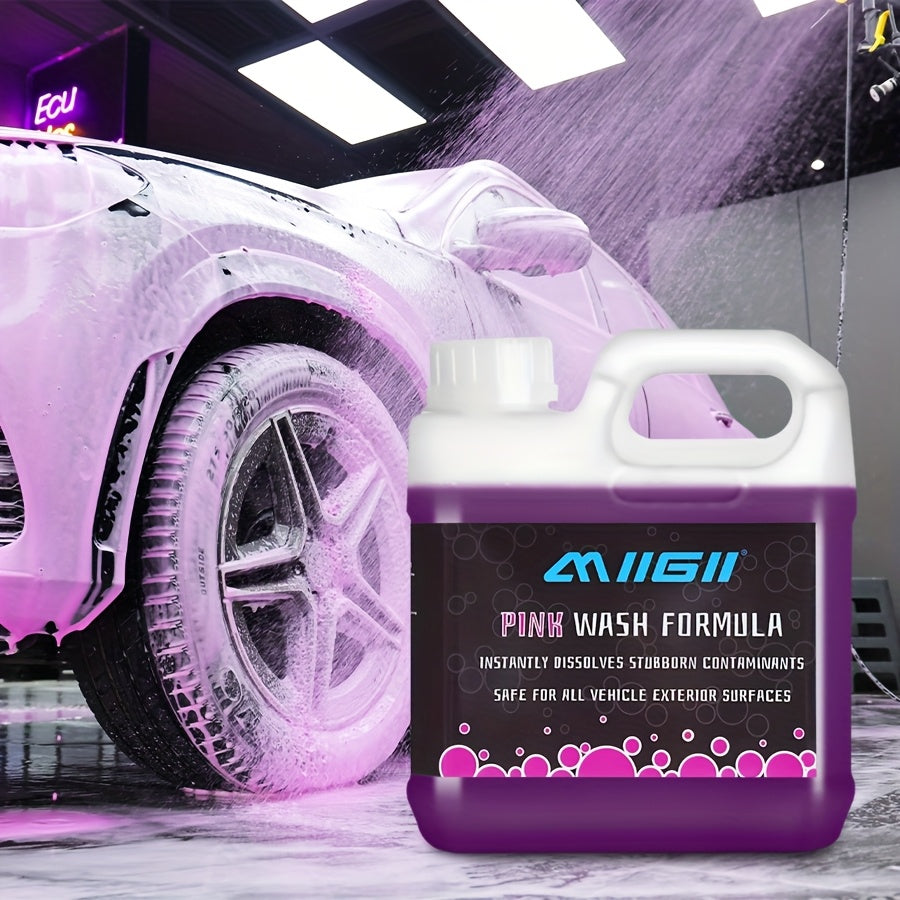 Foaming Car Wash Cleaner High Foam Auto Detailing Shampoo Soap for Vehicle Paint Care, Powerful Formula Penetrates and Breaks Down Tree Sap, Bird Droppings & Tough Stains, Works on RVs, Trucks, Cars & More, Available in 10.14oz, 16.91oz, and 33.81oz