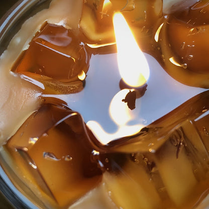 Coffee Candle Handcrafted – 200g Iced Coffee Scented Soy Candle in Single Cup Design, Rich Coffee Aroma for Indoor Fragrance, Instagram-Style Niche Birthday Gift Box for Coffee Lovers