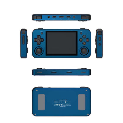 Anbernic RG353M Retro Handheld Game Console - CNC Aluminum Alloy Dual OS Android Linux 3.5" IPS Touchscreen HDMI Hall Joystick 3500mAh Gaming Handheld