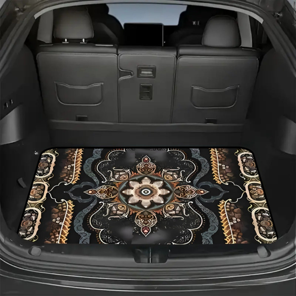 Various Patterns Car Trunk Mats, Non-slip and Durable Cargo Liner with Distinctive Designs, Waterproof Car Trunk Floor Mats To Protect The Vehicle Interior From Dirt, Spills and Scratches