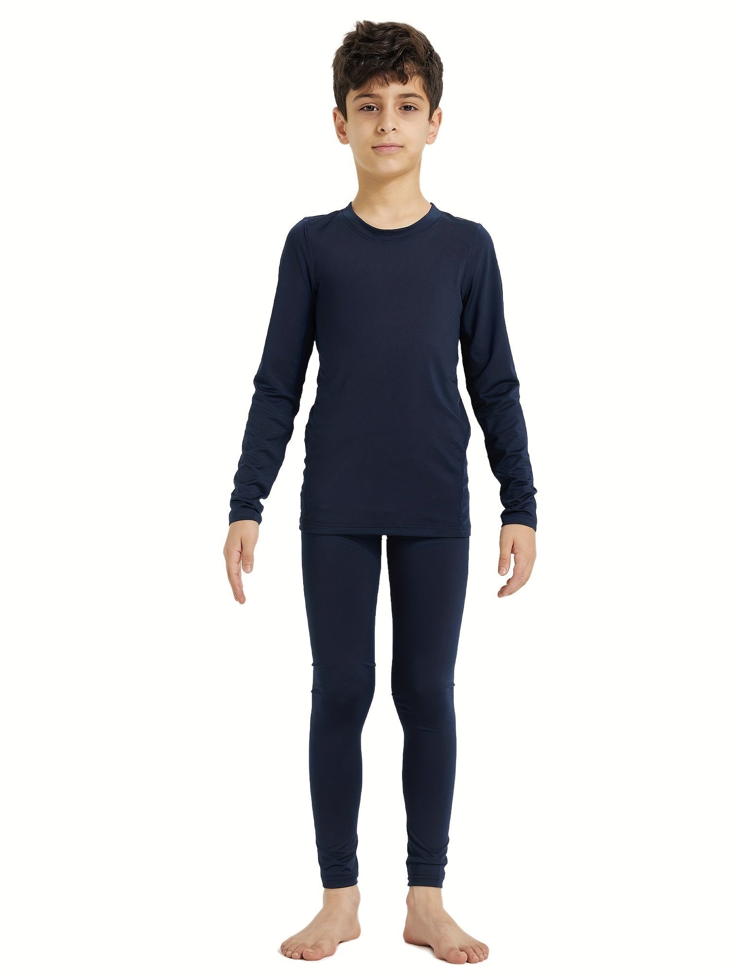 Boys' Thermal Underwear Set - 2-Piece Compression