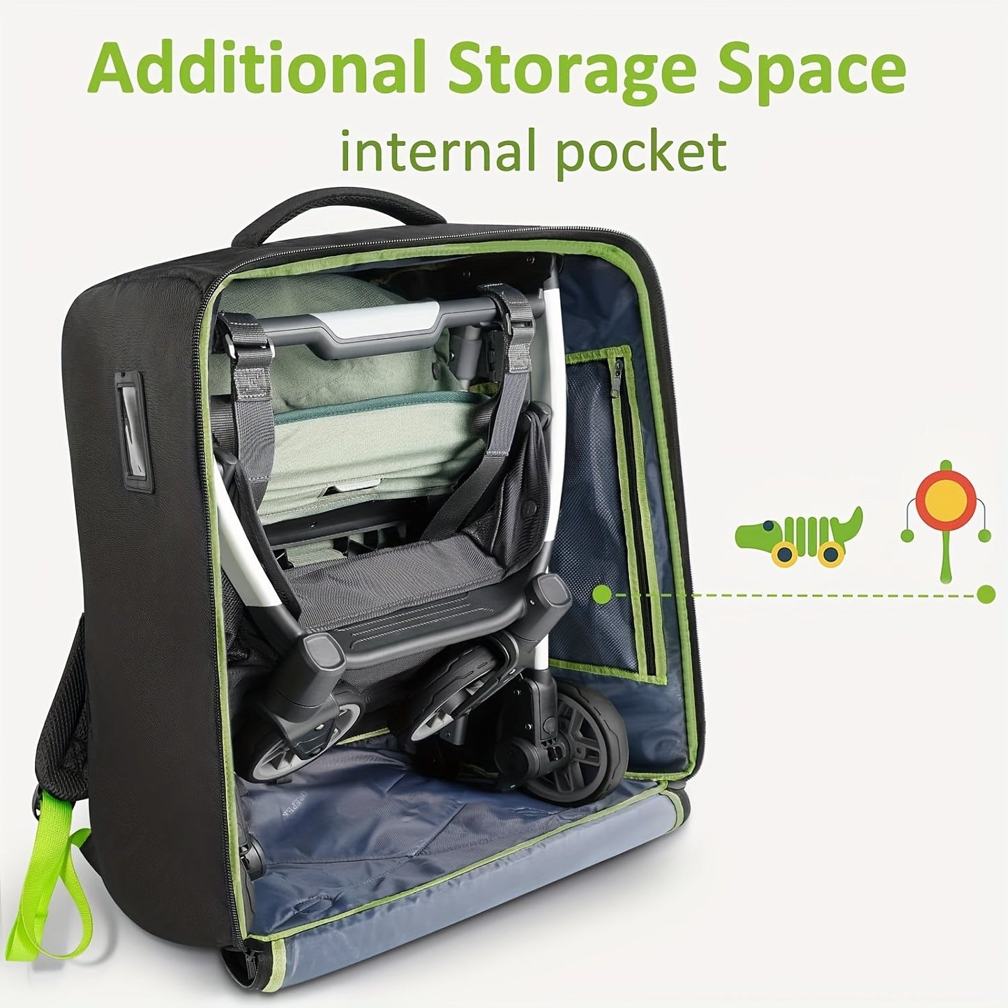 Stroller Travel Bag - Padded Travel Airplane Fits