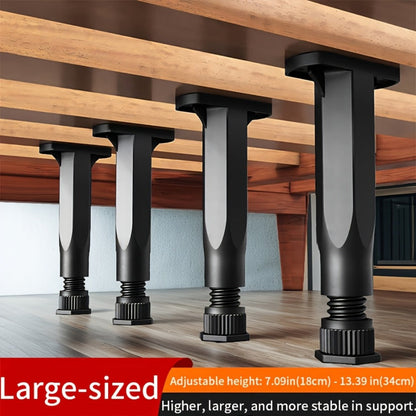 Bed Frame Accessories, Adjustable Bed Frame Support Legs 4-Pack - Hard Plastic, 7.3 - 14in shown in the main product view