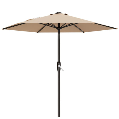 Patio Umbrella shown in the Beige, 7.5FT option