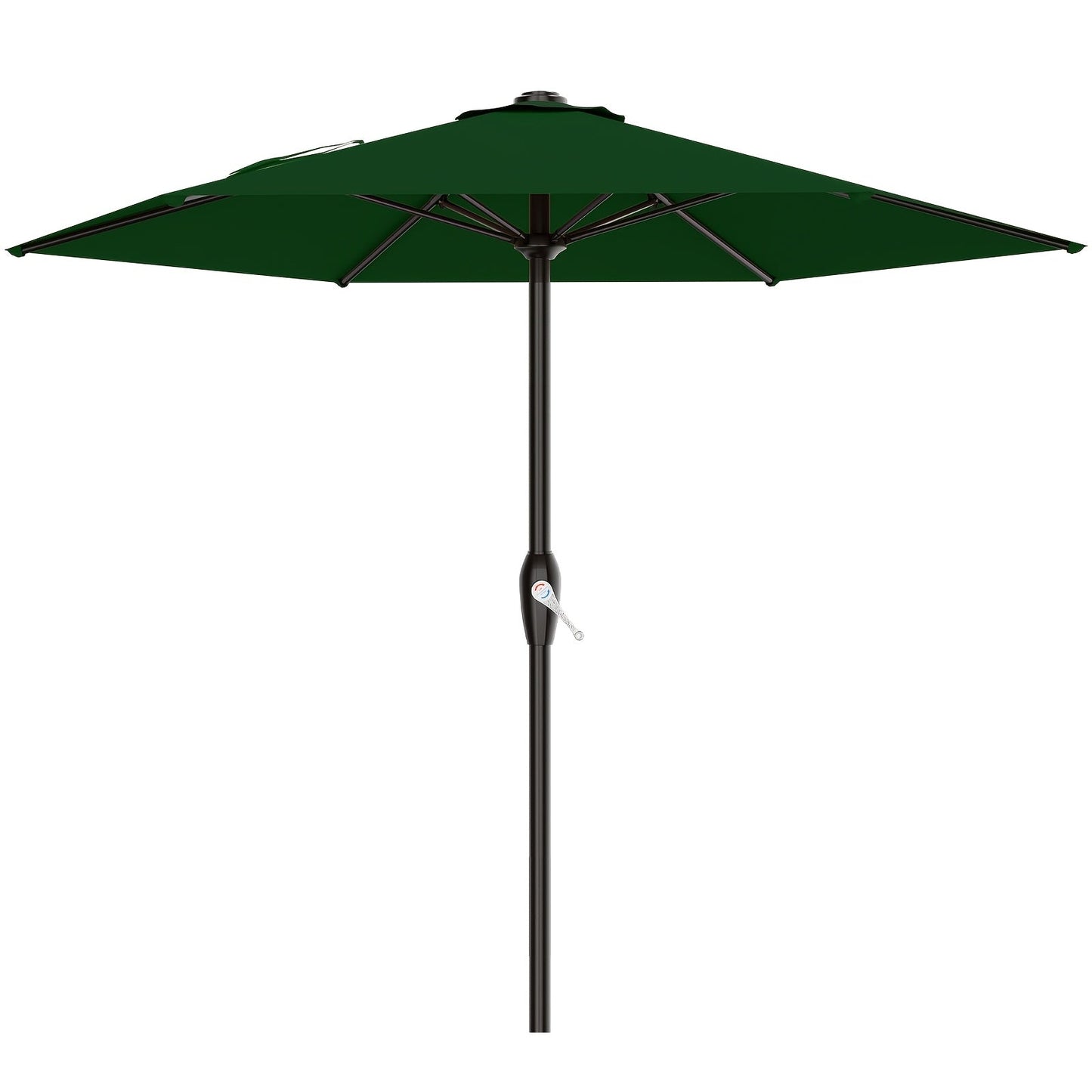 Patio Umbrella shown in the Dark Green, 7.5FT option