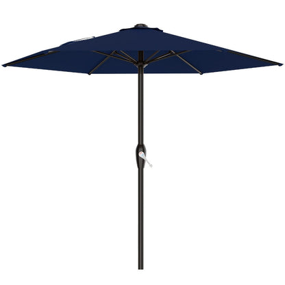 7.5-Foot Patio Umbrella with Easy Crank for Outdoor Shade and Protection detail image - detail view 13