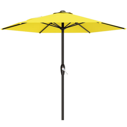 7.5-Foot Patio Umbrella with Easy Crank for Outdoor Shade and Protection detail image - detail view 20