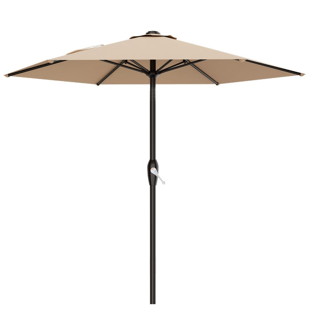 7.5-Foot Patio Umbrella with Easy Crank for Outdoor Shade and Protection detail image - detail view 3