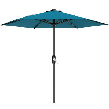 7.5-Foot Patio Umbrella with Easy Crank for Outdoor Shade and Protection detail image - detail view 7