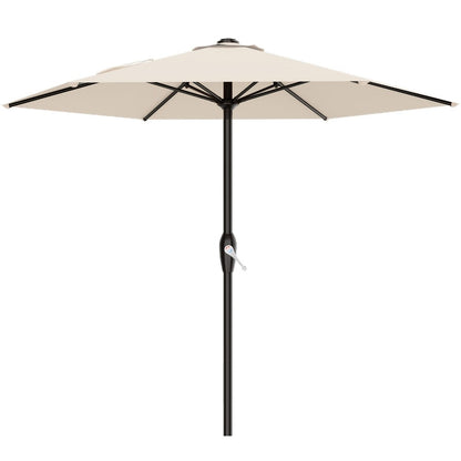 7.5-Foot Patio Umbrella with Easy Crank for Outdoor Shade and Protection detail image - detail view 9
