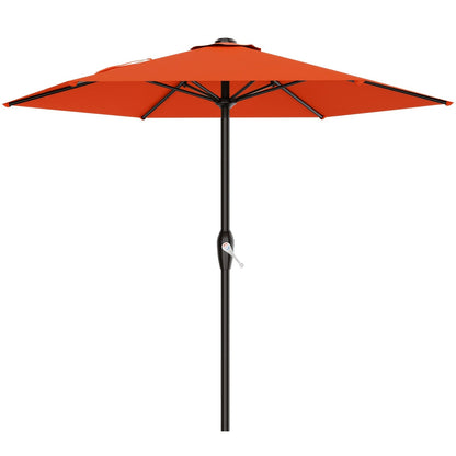 Patio Umbrella shown in the Orange, 7.5FT option