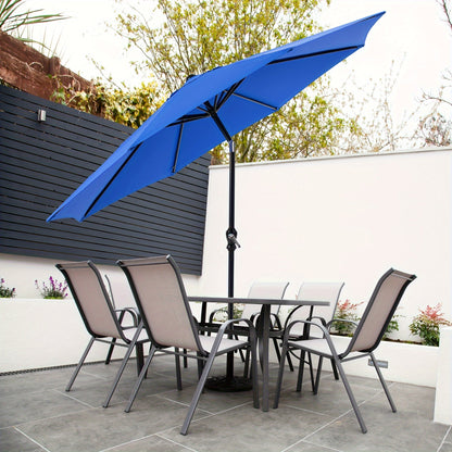 Patio Umbrella shown in the 9ft Blue option