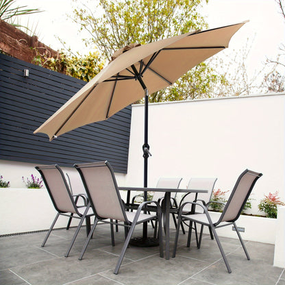 Patio Umbrella shown in the 9ft Khaki option