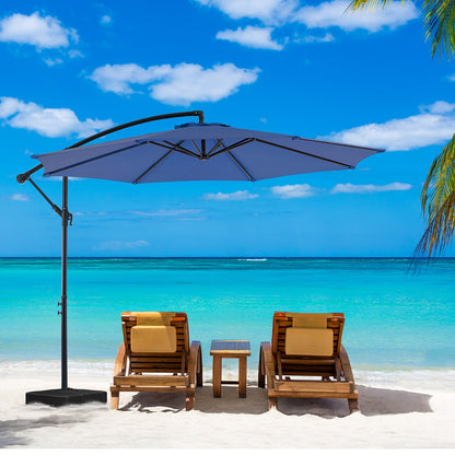 Patio Umbrella shown in the Blue (10FT) option