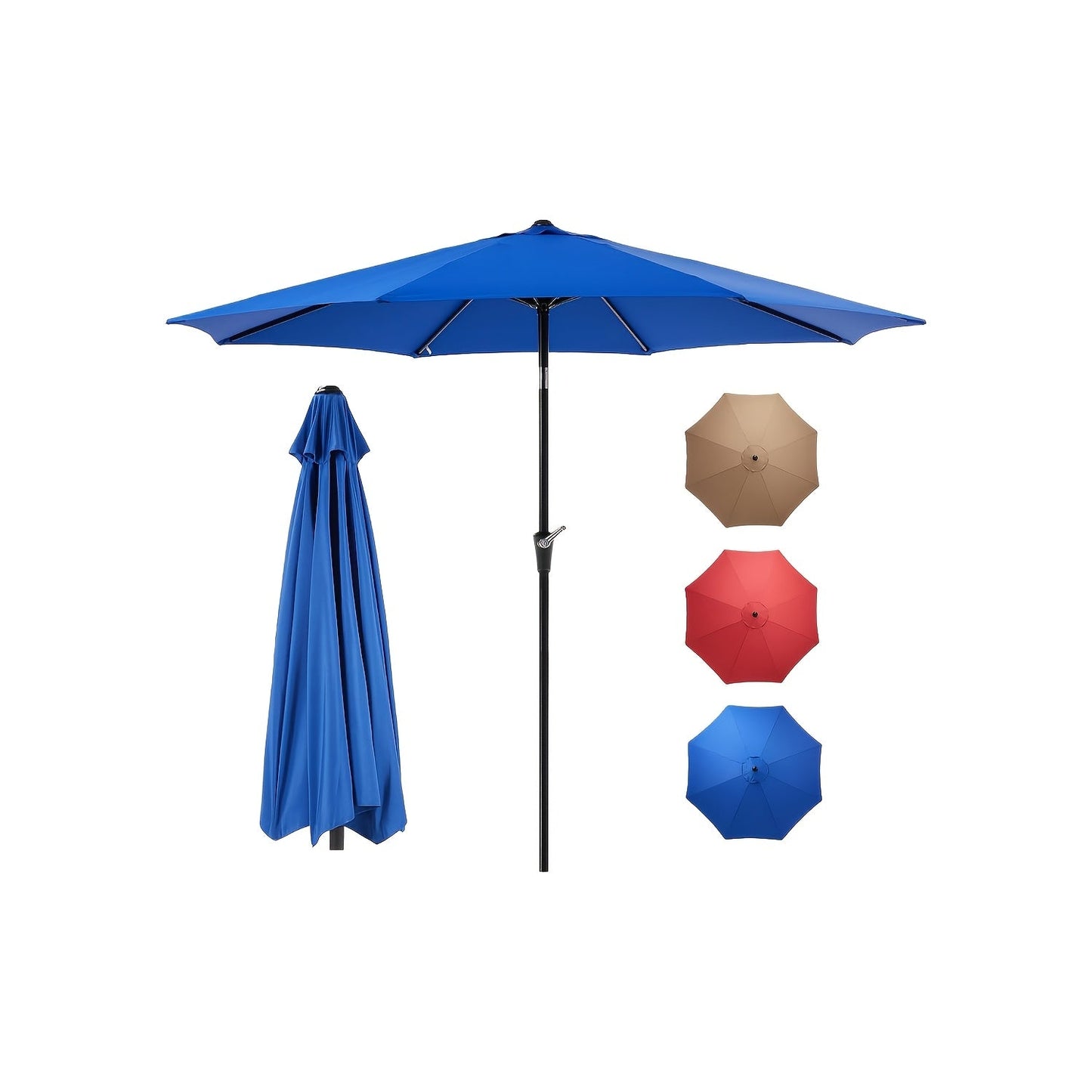 Patio Umbrella shown in the Blue (7.5FT) option