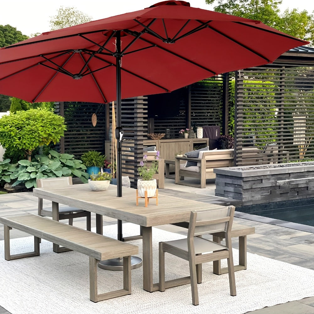 7.5-Foot Patio Umbrella with Tilt Adjustment and UV Protection detail image - detail view 15