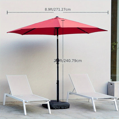 7.5-Foot Patio Umbrella with Tilt Adjustment and UV Protection detail image