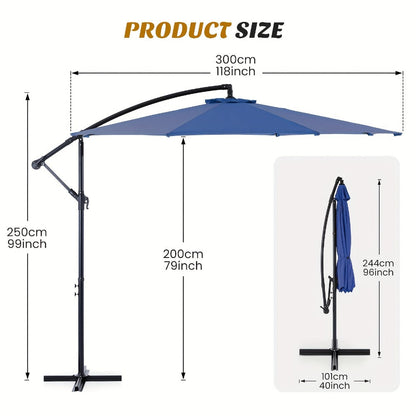 7.5-Foot Patio Umbrella with Tilt Adjustment and UV Protection detail image - detail view 4