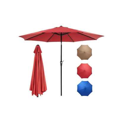 Patio Umbrella shown in the Red (7.5FT) option