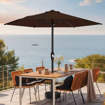 Patio Umbrella shown in the Brown option