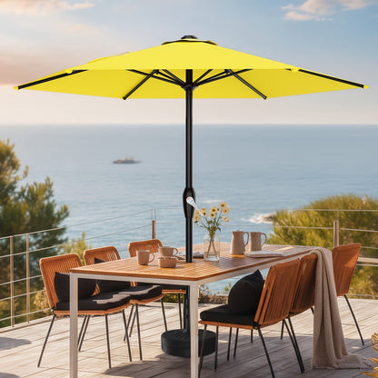 Patio Umbrella shown in the Yellow option