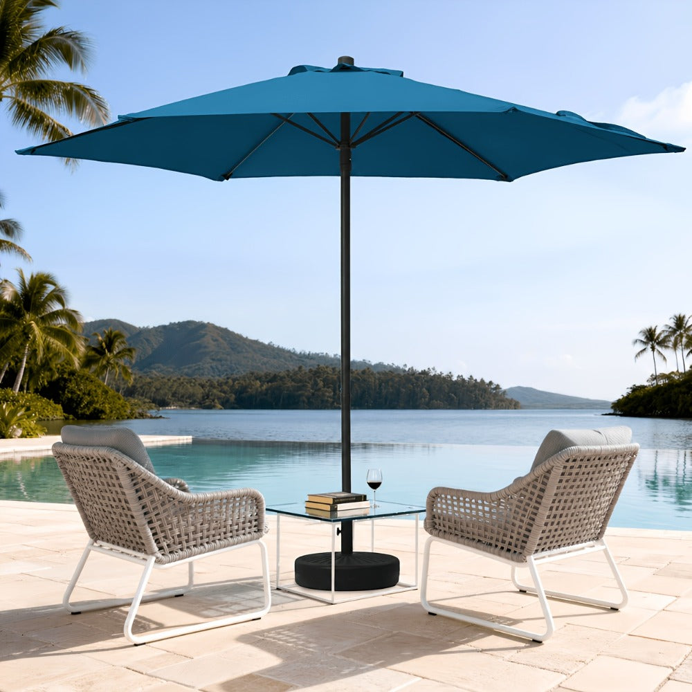 7.5-Foot Round Patio Umbrella with UV Protection for Outdoor Shade and Protection detail image - detail view 13