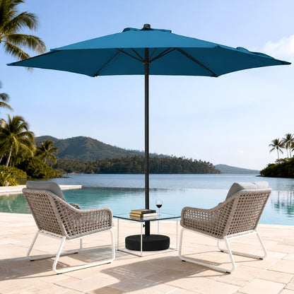 7.5-Foot Round Patio Umbrella with UV Protection for Outdoor Shade and Protection detail image - detail view 13