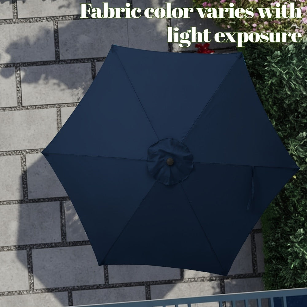 7.5-Foot Round Patio Umbrella with UV Protection for Outdoor Shade and Protection detail image - detail view 17
