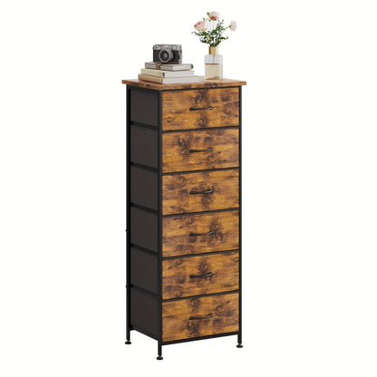 Dresser shown in the Brown-6 Drawers option