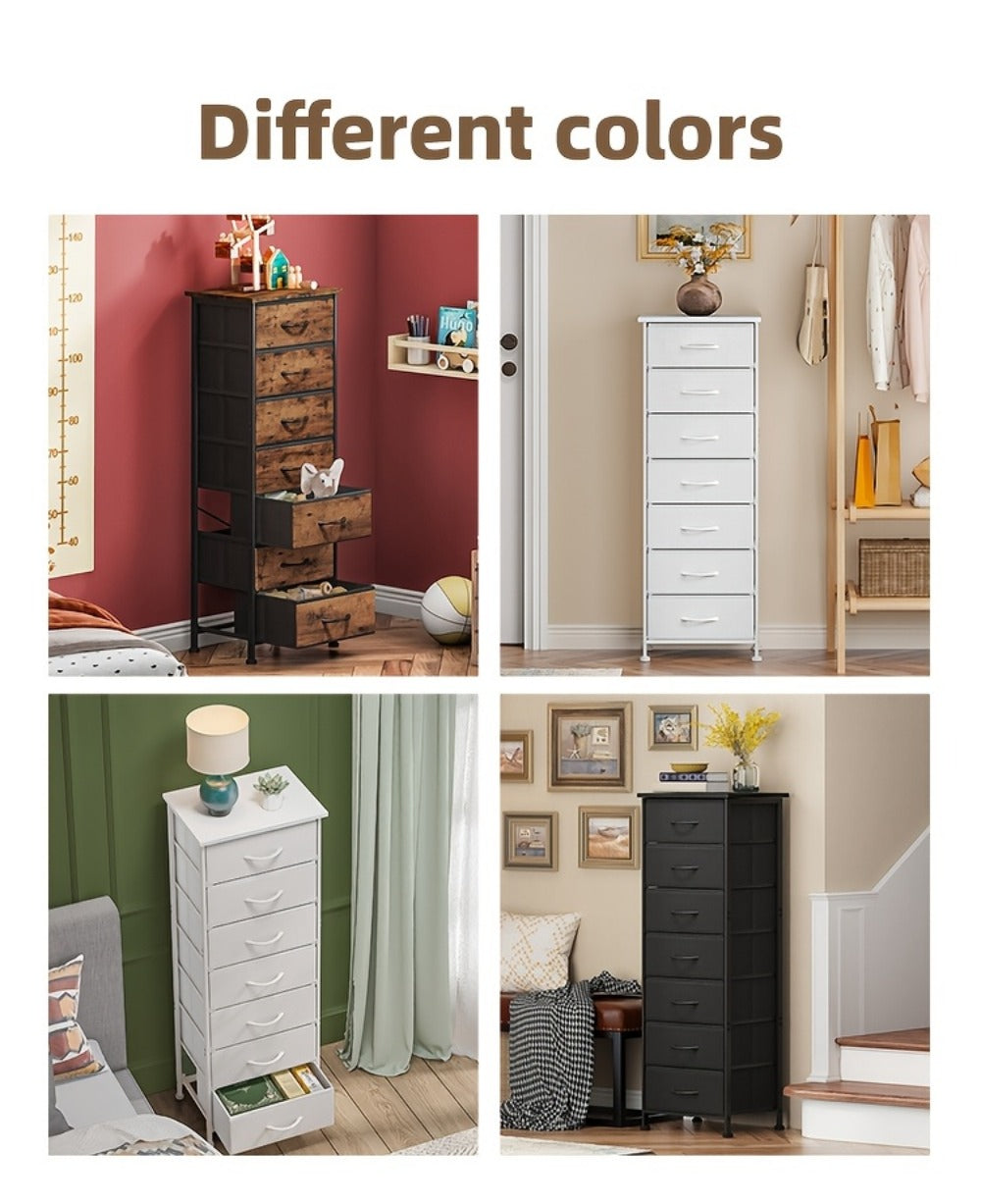 7-Drawer Tall Dresser, Bedroom Drawer Chest for Organized Everyday Storage detail image - detail view 22