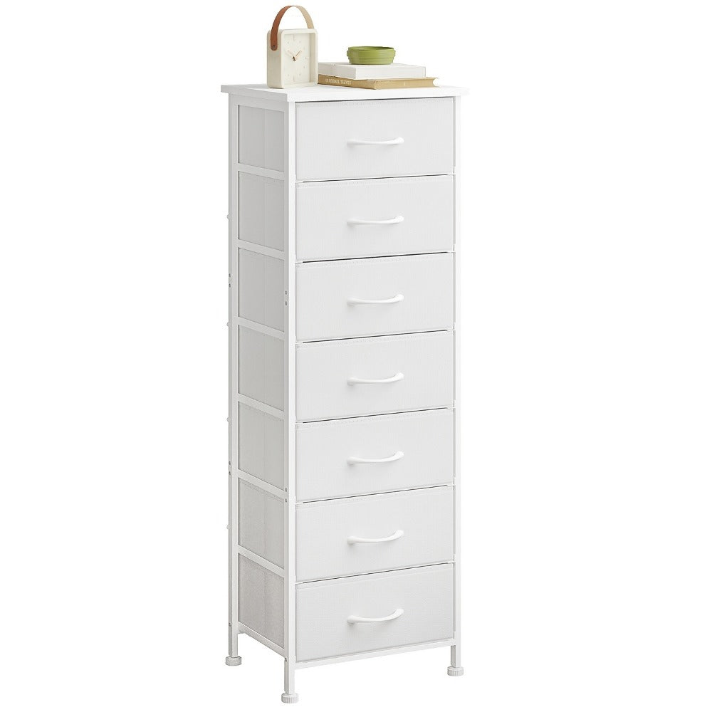 7-Drawer Tall Dresser, Bedroom Drawer Chest for Organized Everyday Storage detail image - detail view 8