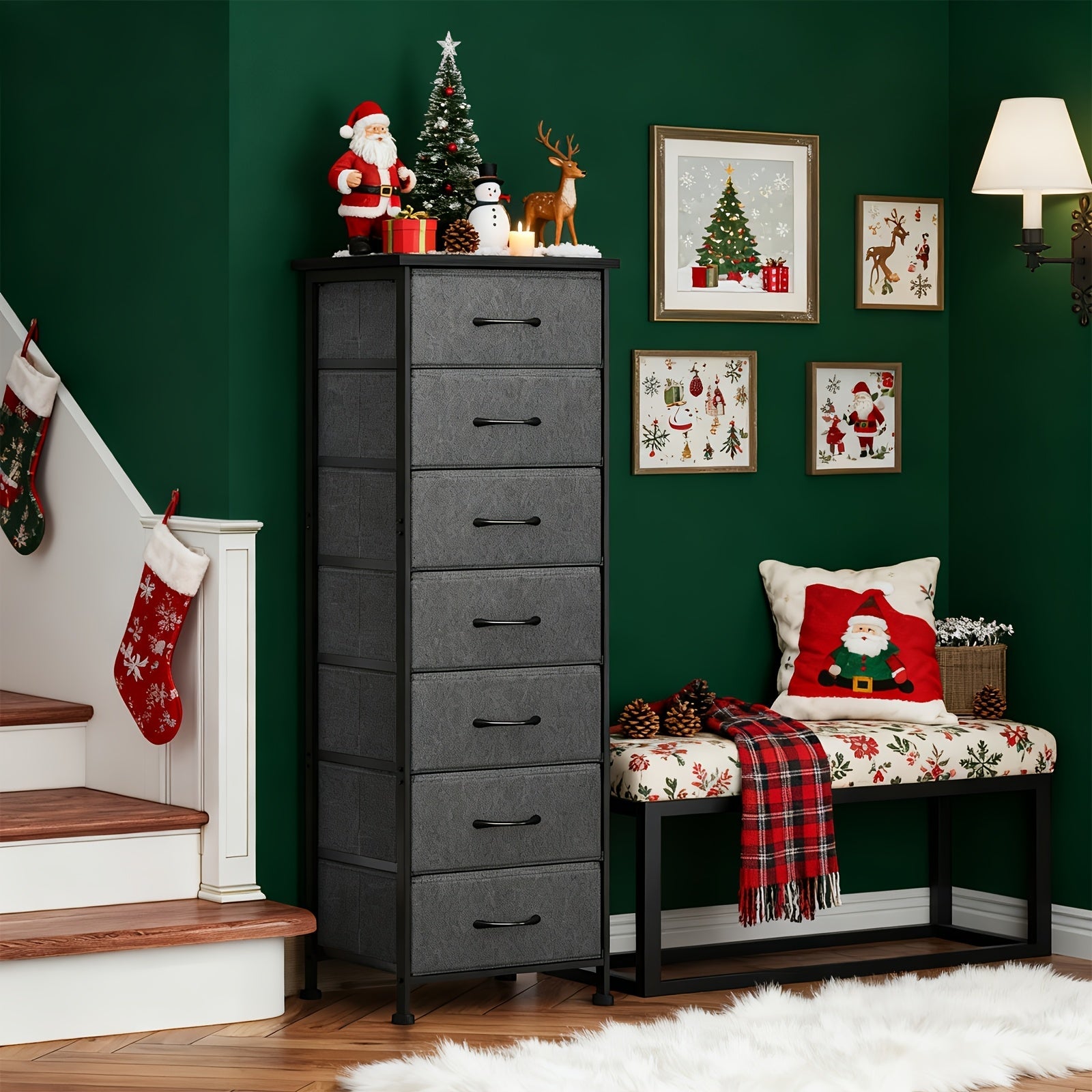 Dresser shown in the Gray option