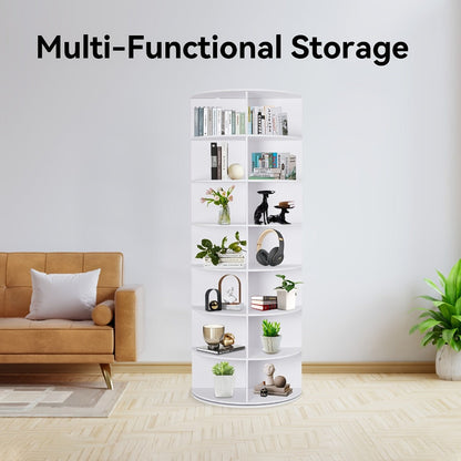 7-Tier 360° Rotating Shoe Rack with 360° Swivel for Organized Everyday Storage in Entryway detail image - detail view 3