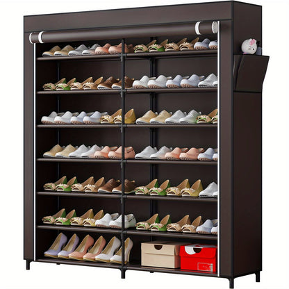 Shoe Cabinet shown in the Coffee option